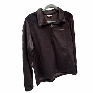 Columbia Charcoal and Black Fleece Jacket